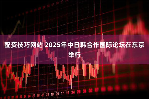 配资技巧网站 2025年中日韩合作国际论坛在东京举行